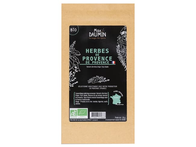 Organic Herbes de Provence Blend - 30g - Max Daumin