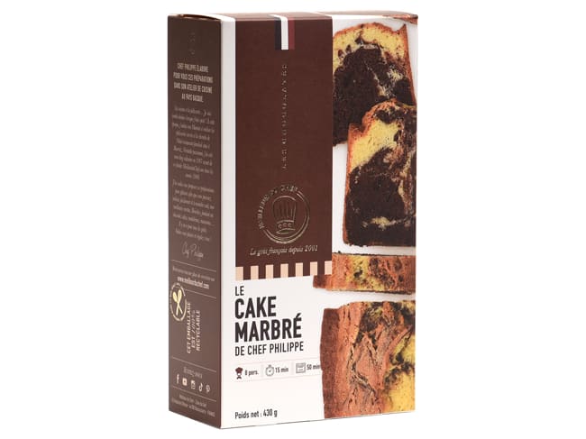 Marble Cake Mix - by Chef Philippe - 430g - Meilleur du Chef