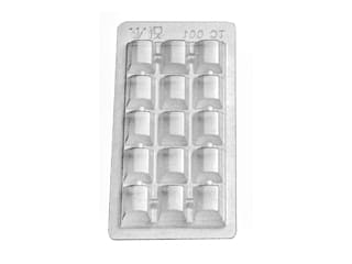 Set of 5 Chocolate Block Moulds - Rectangle Pattern