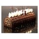 Plastic Mould for Decorated Yule Log Tips - 6 Snowflakes