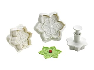 Set of 3 Plunger Cutters - Flower