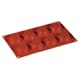 Flexible Silicone Mould - 8 Tartlets Ø 6cm - 30 x 17cm - Silikomart