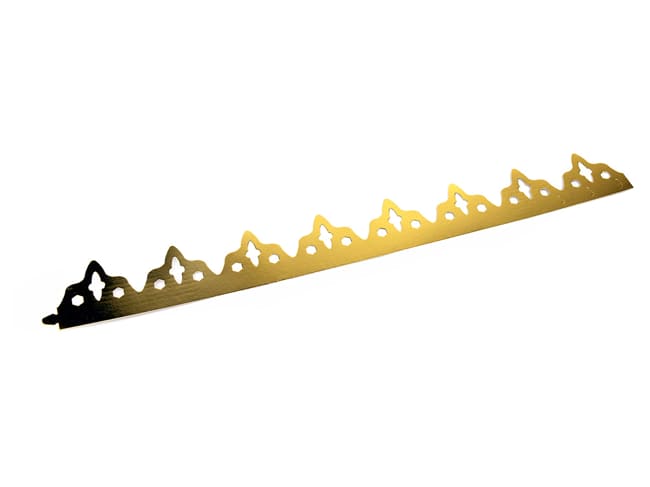 'Bella' Gold Paper Crown for Galette des Rois (x 100) - Mallard Ferrière