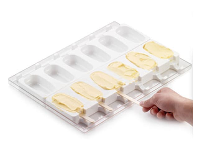 Ice Cream Silicone Mould - Heart - 40 x 30cm - Silikomart