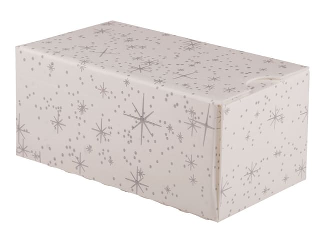 Insulated Yule Log Box (x 25) - Ice Cream Cake Roll - 20 x 11cm