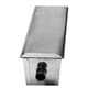 Stainless steel loaf cake mould - with cylinder insert - 40 x 8 x 8cm - Mallard Ferrière