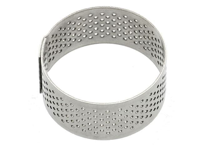 Mini perforated round tart ring - Ø 5 x ht 2cm - Mallard Ferrière