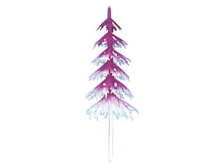 Pink & White Christmas Tree Decorations (x 100)