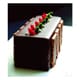 Professional Silicone Mould - 4 Square Yule Logs - 60 x 40cm - Silikomart