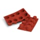 Flexible Silicone Mould - 8 canneles Ø 5,6cm - 30 x 17,5cm - Silikomart