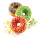 Flexible Silicone Mould - 6 Doughnuts Ø 7,5cm - 30 x 17,5cm - Silikomart