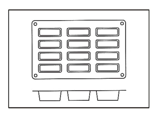 Flexible Silicone Mould - 12 Mini Cakes - 30 x 17,5cm - Silikomart