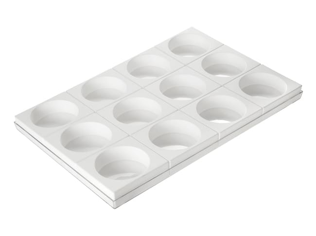 Torta Flex Silicone Mould - 12 Discs - Ø 11.5cm - Silikomart