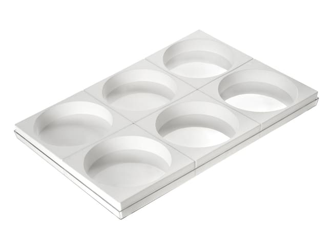 Torta Flex Silicone Mould - 6 Discs - Ø 18cm - Silikomart