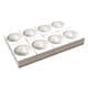 Torta Flex Silicone Mould - 8 Half-Spheres Ø13,5 cm - 60 x 40cm - Silikomart