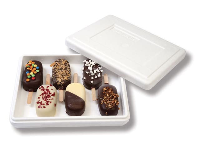 Takeaway Box for Ice Cream Bars (x 10) - Silikomart