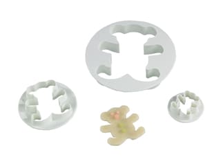 Set of 3 Cookie Cutters - Teddy Bear