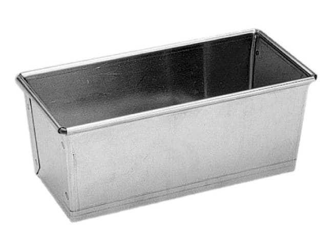 Tinplate Rectangular Cake Pan - 50 x 8 x 8cm - Mallard Ferrière