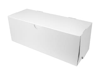 White cardboard Log Box (x 25)