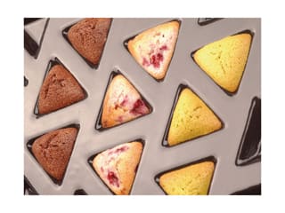 Non-Stick Silicone Mould - 80 Triangles 4.8 x 4.1 x 1cm