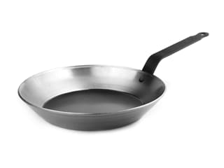 Black Steel Frying Pan