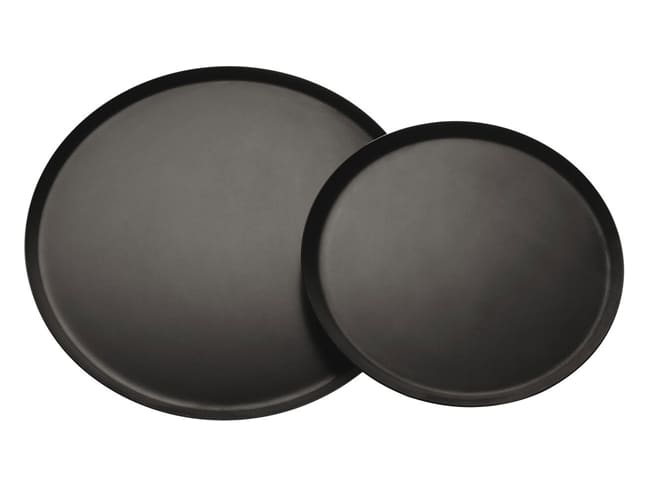 Black Steel Round Baking Sheet - Ø 20cm - Matfer
