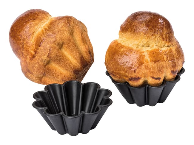 Exoglass® Brioche Mould - Ø 8cm - Matfer