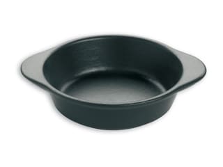 Cast Iron Black Deep Round Dish - Chasseur