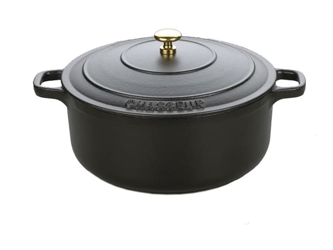 Cast Iron Black Round Casserole - Chasseur - Ø 14cm - Le Chasseur