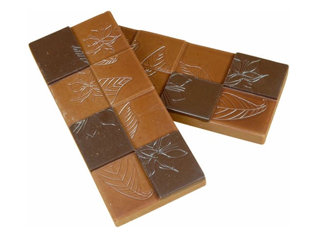 Chocolat sheets "fleur de cacao" - 27,5 x 17,5cm