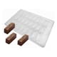 Chocolate polyester Mould - Ingots (24 cavities) - 27,5 x 17,5cm