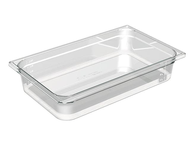 Gastronorm container cristal plus GN 1/1 - Depth 10cm - Matfer