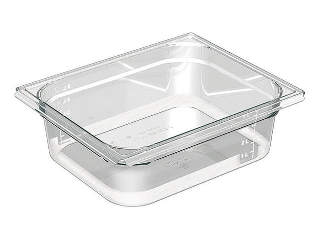 Gastronorm container cristal plus GN 1/2 - Depth 10cm - Matfer