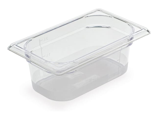 Gastronorm container cristal plus GN 1/9 - Depth 10cm - Matfer