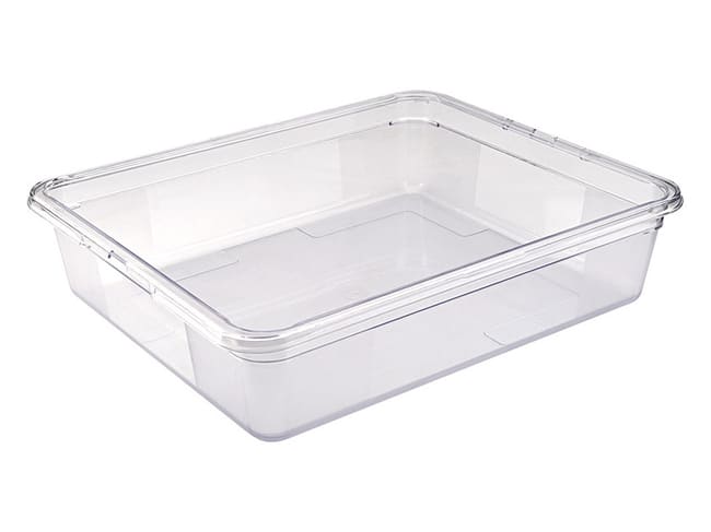 Gastronorm container cristal plus GN 2/1 - Depth 15cm - Matfer