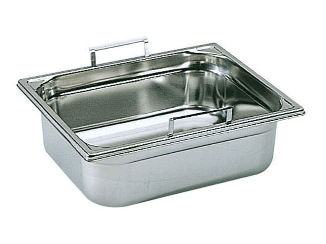 Gastronorm container with drop handles - GN 1/2 - Ht 15cm - Matfer