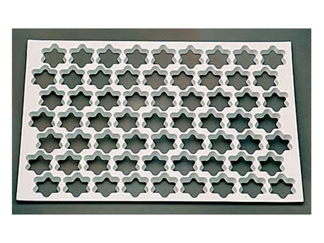 Cookie Cutting Sheet - 63 Stars - Matfer