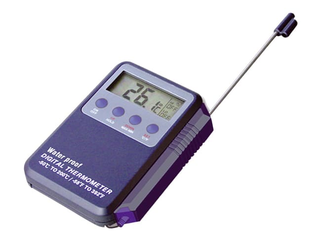 Digital Thermometer with Alarm - -50°C to +200°C - Matfer