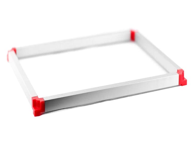 Frame stackable - 40 x 30cm - ht 1.5cm (red) - Matfer