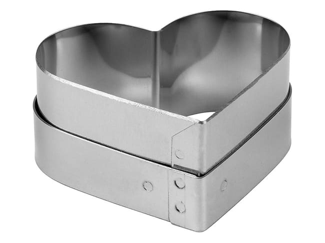 Flexipan Heart Pastry Cutter - Heart 7.5 x 6.5cm - Matfer