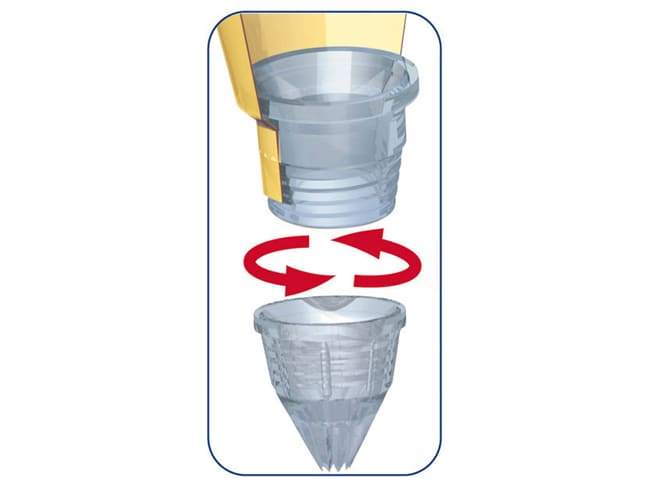 Interchangeable Bird Nest Nozzle - Matfer