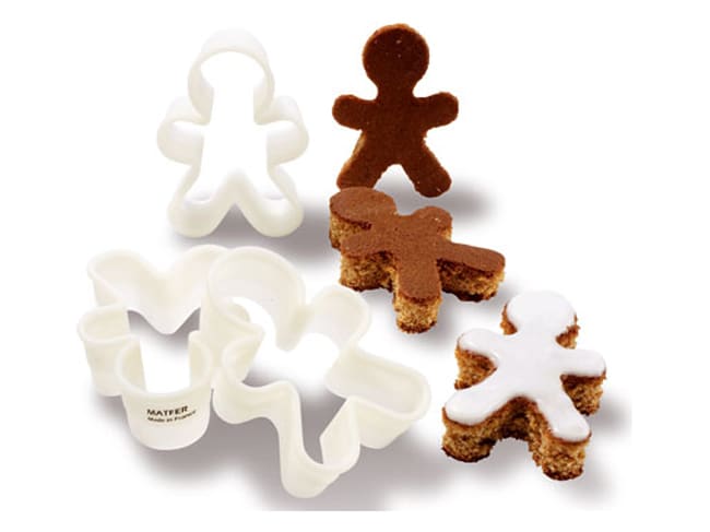 Exoglass® Gingerbread Man Cookie Cutter - Matfer