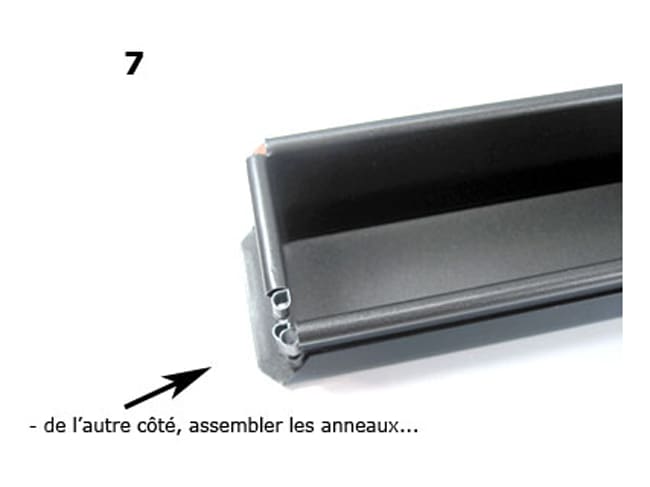 Mini Plain Rectangular Pâté Mould - Exopan® - 50cm - Matfer