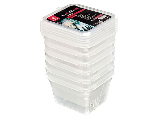 Modulus Gastronorm Container GN 1/6 (x 6) - Height 15cm - 17.6 x 16.2cm - Matfer