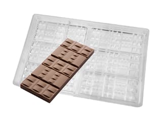 polyester Mould - Chocolate Blocks 50g (6 cavities)