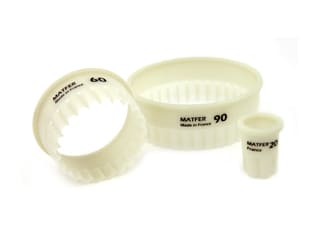 Round Fluted Pastry Cutter - Exoglass® - Ø 10cm - Matfer