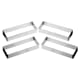 Mozaïk Finger Rectangle Tartlet Rings - Set of 4 - 12 x 4 x ht 2cm - Matfer