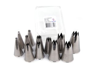 Stainless Steel Fluted Piping Nozzles