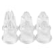 Set of 6 copolyester Fluted Nozzles - Matfer
