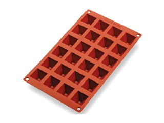 Gastroflex Silicone Mould - 24 Mini Pyramids GN 1/3